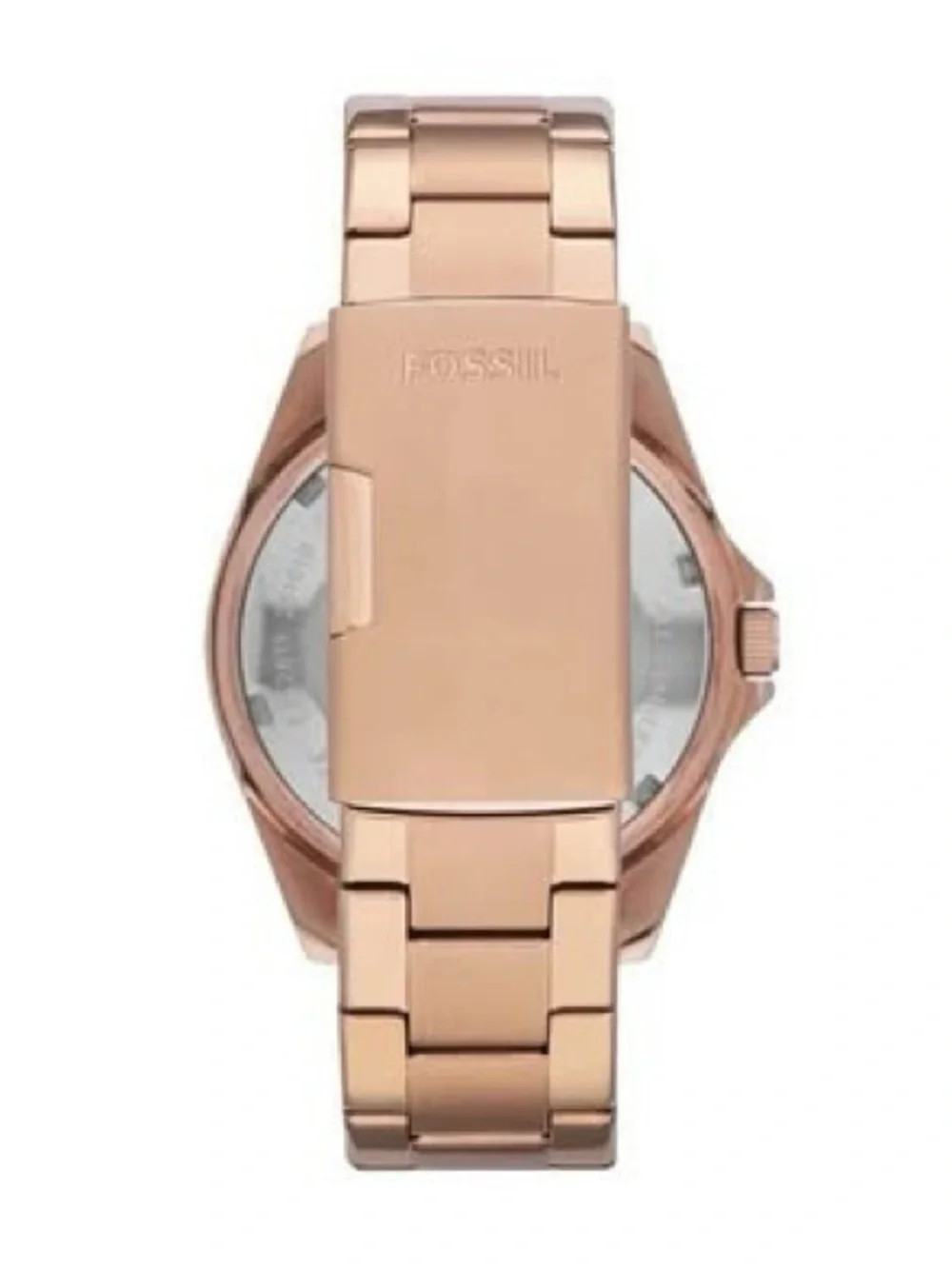 Fossil Rose Gold Tone Crystal Bezel Women's Watch